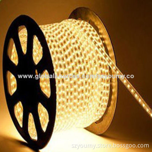 Warm White 220V High-power SMD 5050 Flexible LED Strip, 2-year Warranty
